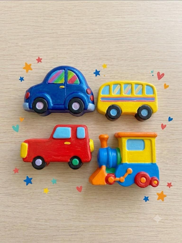 DIY POP vehicle car&bus painting kit for kids and adults