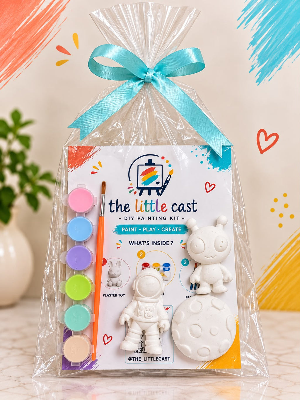 DIY POP astronauts painting kit for kids and adults