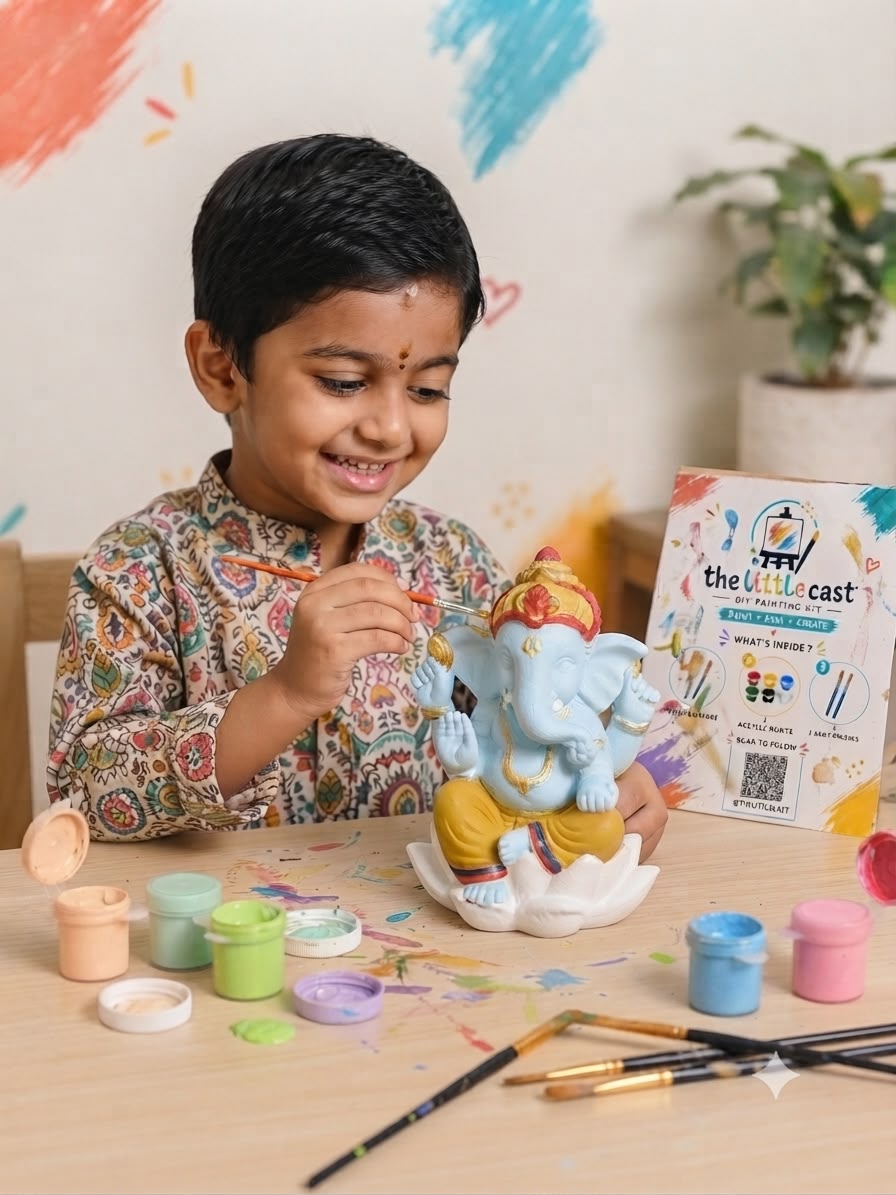 DIY POP cute ganpati painting kit for kids and adults
