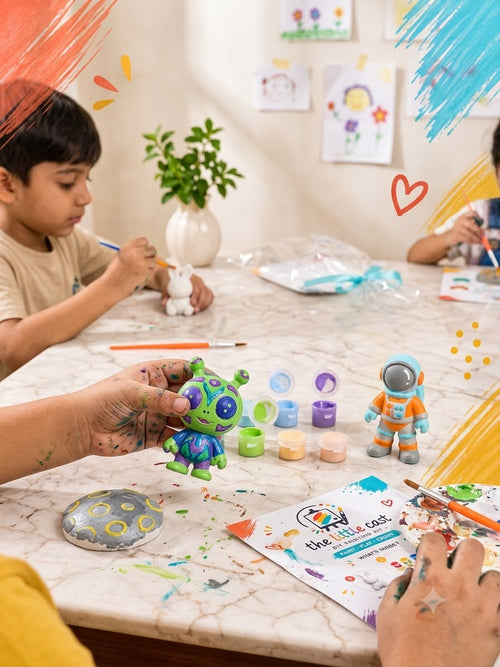 DIY POP astronauts painting kit for kids and adults