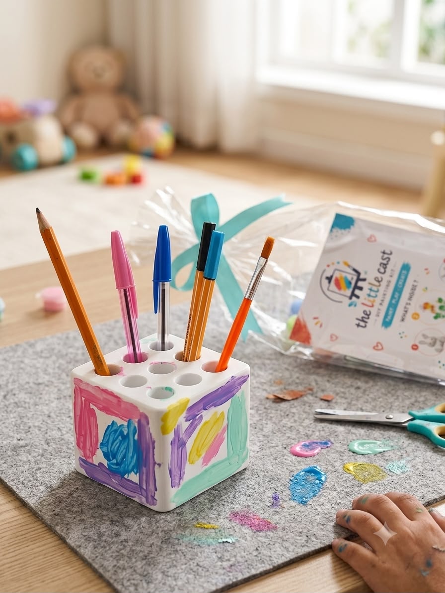 DIY POP cute pen holder painting kit for kids and adults